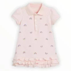 Lola + The Boys Rainbow Ruffle Dream Dress Girls