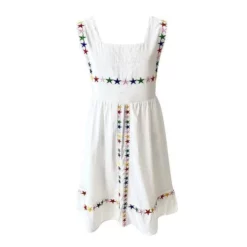 Lola + The Boys Rainbow Stars Day Dress