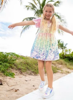 Lola + The Boys Sequin Ombre Dress- Preorder Ships S 7/20