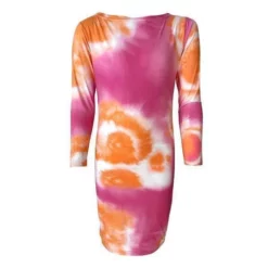 Lola + The Boys Sherbet Tie Dye Dress Girls