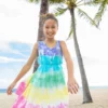 Lola + The Boys Girls South Beach Tie Dye Dress