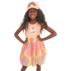 Lola And The Boys Girls Sparkle Ombre Unicorn Tutu