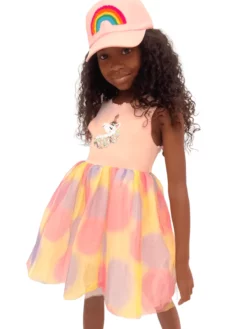 Lola And The Boys Girls Sparkle Ombre Unicorn Tutu