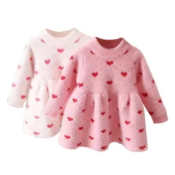 Lola & The Boys New Arrivals Sweetheart Sweater Dress