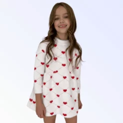 Lola & The Boys New Arrivals Sweetheart Sweater Dress