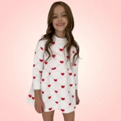 Lola & The Boys New Arrivals Sweetheart Sweater Dress