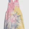 Lola + The Boys Tie Dye Denim Jump Dress