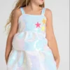 Lola + The Boys Tiered Stars Sequin Dress New Arrivals