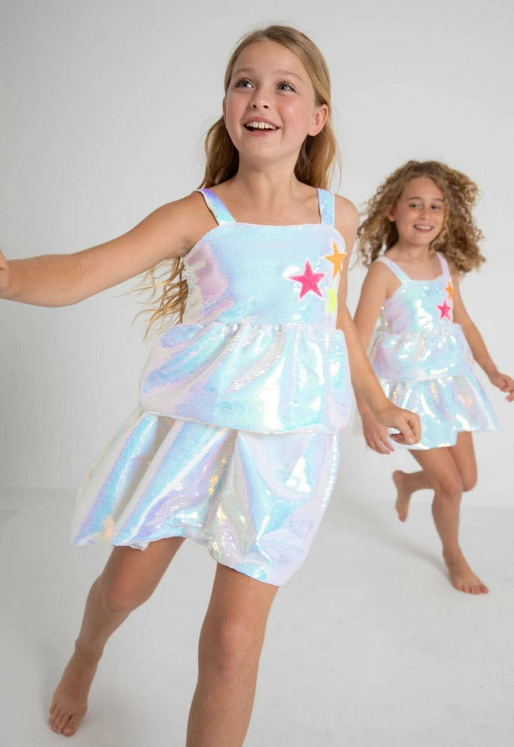Lola + The Boys Tiered Stars Sequin Dress New Arrivals 6 Lola + The Boys Tiered Stars Sequin Dress New Arrivals