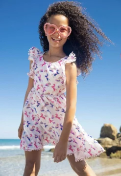 Lola + The Boys Unicorn & Rainbows Dress