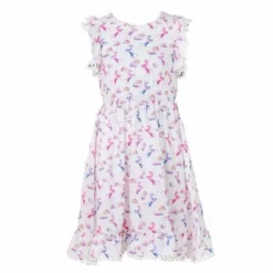Lola + The Boys Unicorn & Rainbows Dress