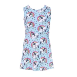 Lola + The Boys Unicorn Sky Skater Dress