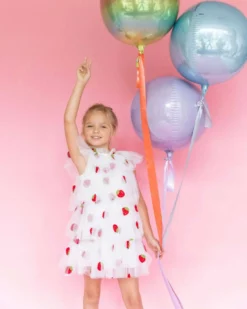 Lola + The Boys Strawberry Tulle Dress
