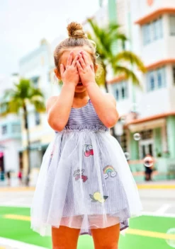 Lola & The Boys Sweet Candy Lovers Patch Dress New Arrivals