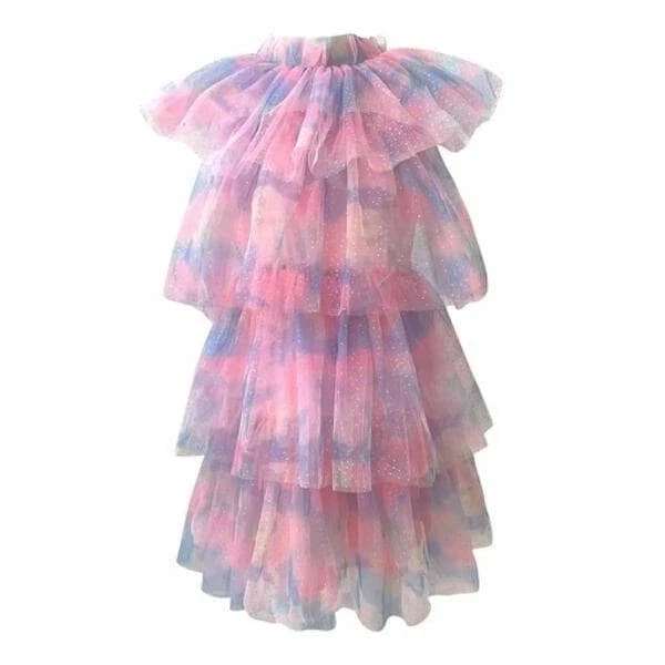 Lola + The Boys Water Color Tulle Dress 9 Lola + The Boys Water Color Tulle Dress
