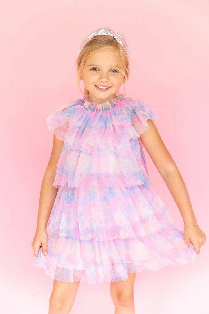 Lola + The Boys Water Color Tulle Dress 6 Lola + The Boys Water Color Tulle Dress