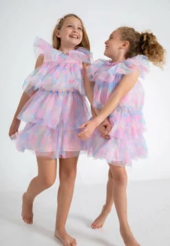 Lola + The Boys Water Color Tulle Dress 17 Lola + The Boys Water Color Tulle Dress