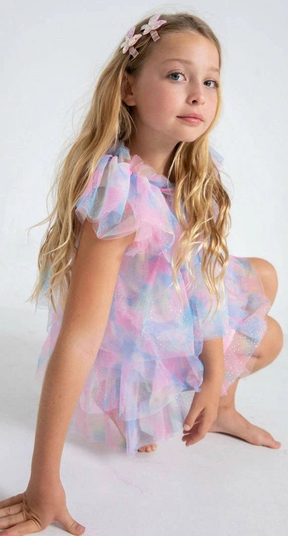 Lola + The Boys Water Color Tulle Dress 8 Lola + The Boys Water Color Tulle Dress