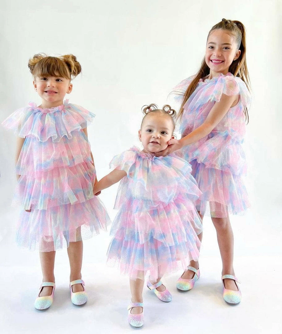 Lola + The Boys Water Color Tulle Dress 13 Lola + The Boys Water Color Tulle Dress