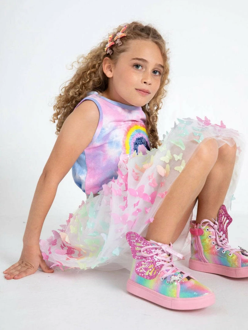Lola & The Boys Girls Butterfly Sneakers 4 Lola & The Boys Girls Butterfly Sneakers