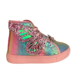Lola & The Boys Girls Butterfly Sneakers
