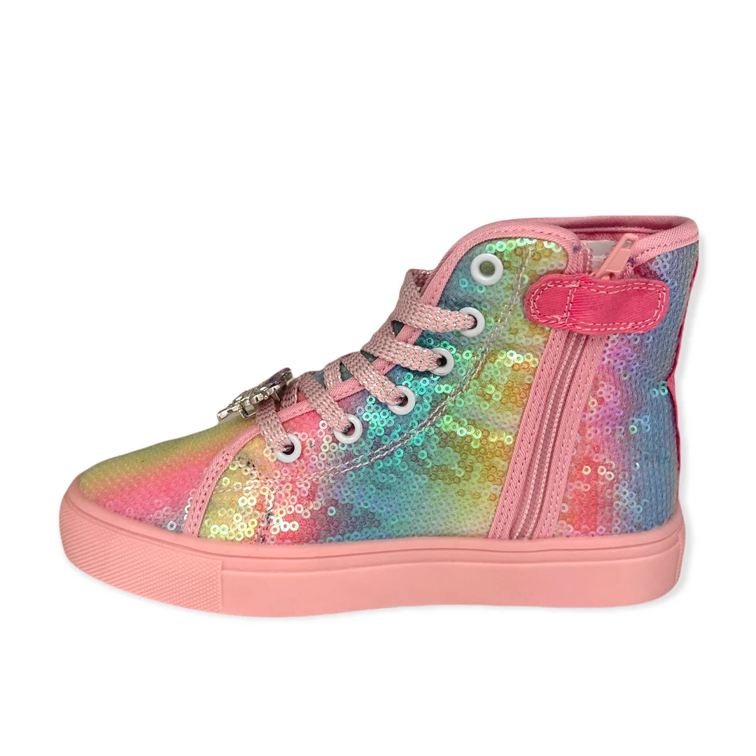 Lola & The Boys Girls Butterfly Sneakers 6 Lola & The Boys Girls Butterfly Sneakers