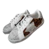 Lola + The Boys Cheetah Glitter Star Sneaker