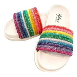 Lola + The Boys Glitter Rainbow Slides