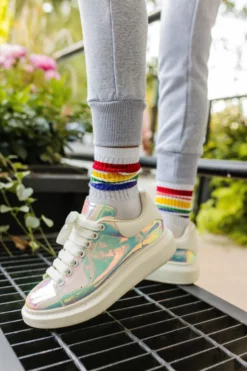 Lola + The Boys Hologram Magic Sneaker