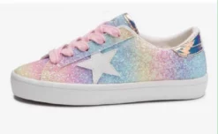 Lola + The Boys Ombre Glitter Star Sneaker