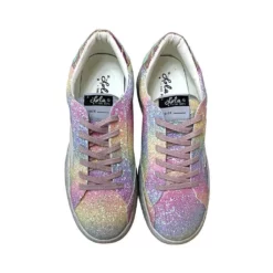 Lola + The Boys Ombre Glitter Star Sneaker