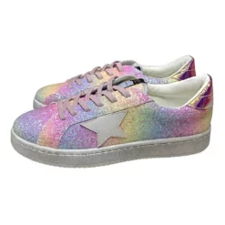 Lola + The Boys Ombre Glitter Star Sneaker