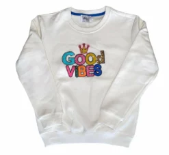 Lola + The Boys Good Vibes Sweatshirt New Arrivals