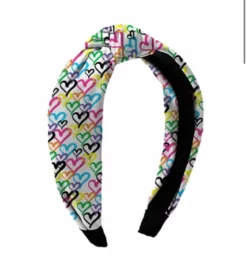 Lola + The Boys Graffiti Heart Headband