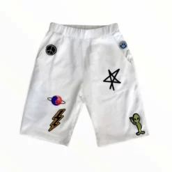 Lola + The Boys Graffiti Patch Shorts