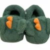 Lola + The Boys New Arrivals Green Dino Slippers
