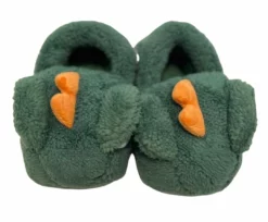 Lola + The Boys New Arrivals Green Dino Slippers