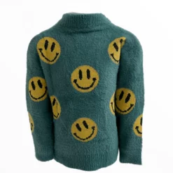 Lola + The Boys Happy Emoji Sweater