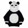 Lola + The Boys Panda Bear Knit Hoodie Girls 1 Lola + The Boys Panda Bear Knit Hoodie Girls
