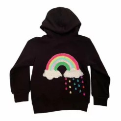 Lola + The Boys Rainbow Clouds Cords Hoodie