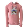 Lola + The Boys Girls Sequin Star Candy Hoodie