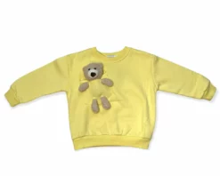 Lola + The Boys New Arrivals Teddy Bear Crewneck