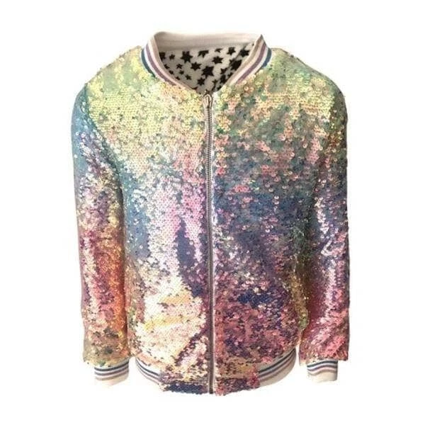 Lola + The Boys Icy Ombre Sequin Jacket 5 Lola + The Boys Icy Ombre Sequin Jacket