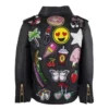 Lola & The Boys All About The Patch Vegan Leather Jacket Girls