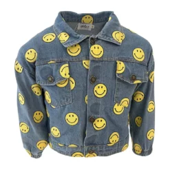 Lola + The Boys New Arrivals Happy Smiles Denim Jacket