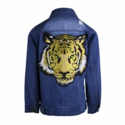 Lola & The Boys Boys Tiger Embroidered Patch Denim Jacket | Lola And The Boys