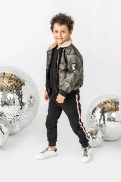 Lola + The Boys Camo Leather Moto Jacket 11 Lola + The Boys Camo Leather Moto Jacket