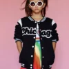 Lola + The Boys Girls Chicago Varsity Bomber Jacket