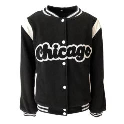 Lola + The Boys Girls Chicago Varsity Bomber Jacket
