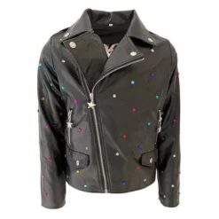 Lola + The Boys Infinity Stone Gem Vegan Jacket